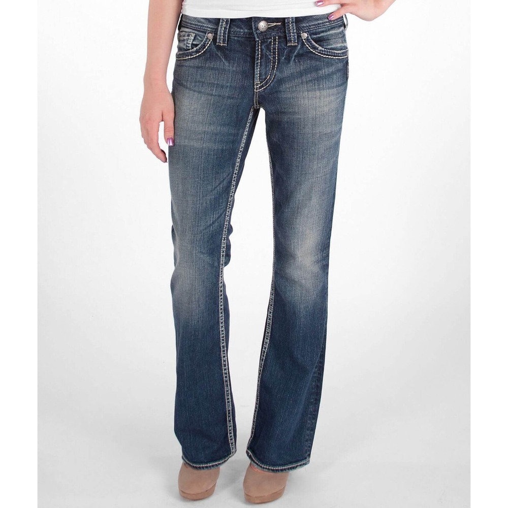 Silver‎ Jeans Co Suki Y2K Low Rise Bootcut Dark Wash jeans W27